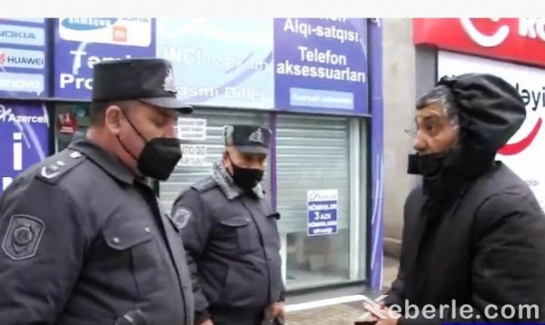 Sumqayıtda açıq havada maska taxmayanlar cərimələndi – FOTOLAR