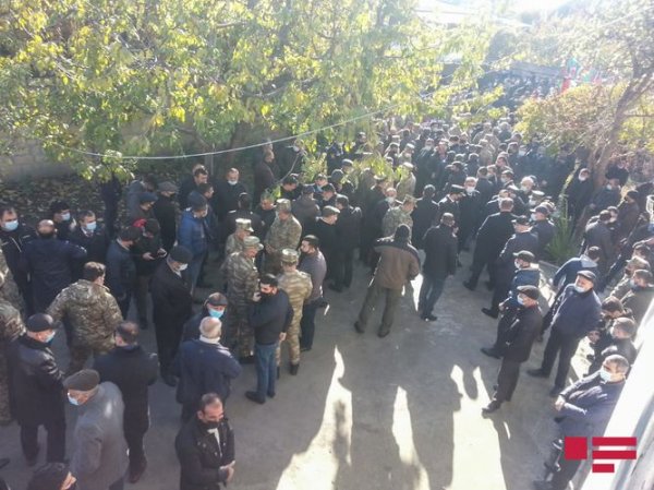Şəhid polkovnik dəfn olundu - Fotolar