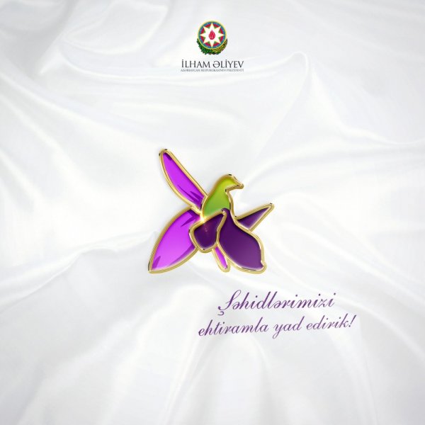 İlham Əliyevdən şəhidlərimizlə bağlı PAYLAŞIM - FOTO