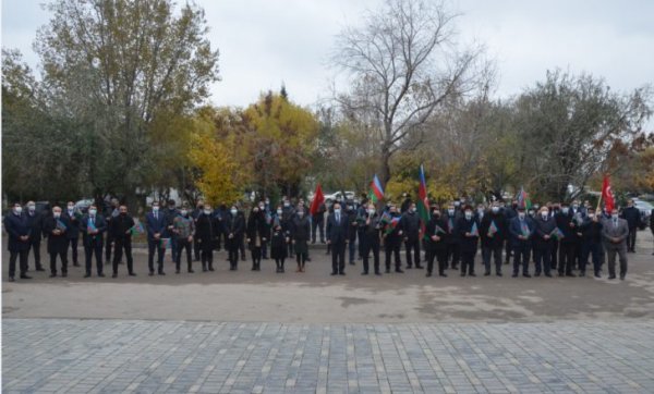 Qubadlı ictimaiyyəti şəhidlərimizi andı - FOTO