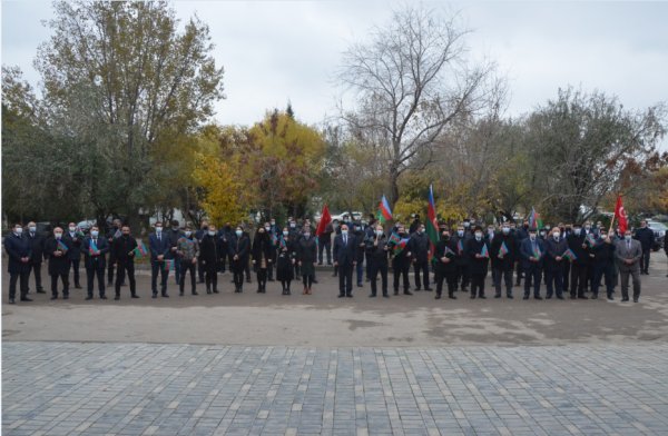 Qubadlı ictimaiyyəti şəhidlərimizi andı - FOTO