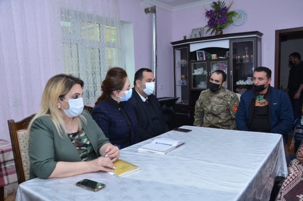 Sumqayıtda Vətən müharibəsinin qaziləri ilə görüşlər davam edir - FOTOLAR