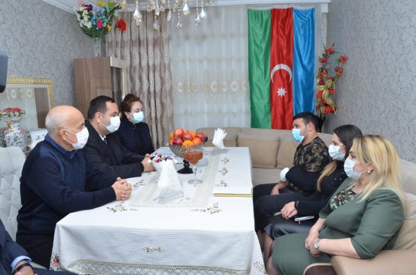 Sumqayıtda Vətən müharibəsinin qaziləri ilə görüşlər davam edir - FOTOLAR