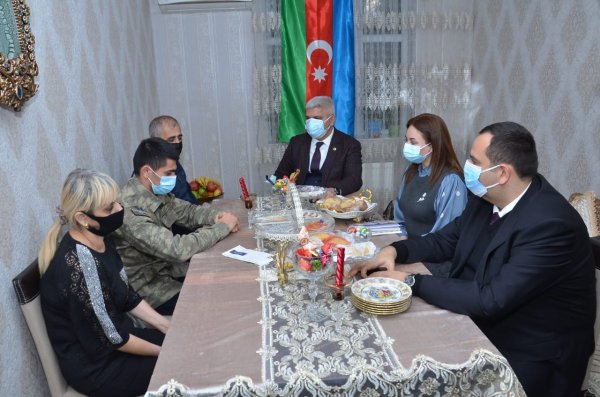 Sumqayıtda Vətən müharibəsinin qaziləri ilə görüşlər davam edir - FOTOLAR