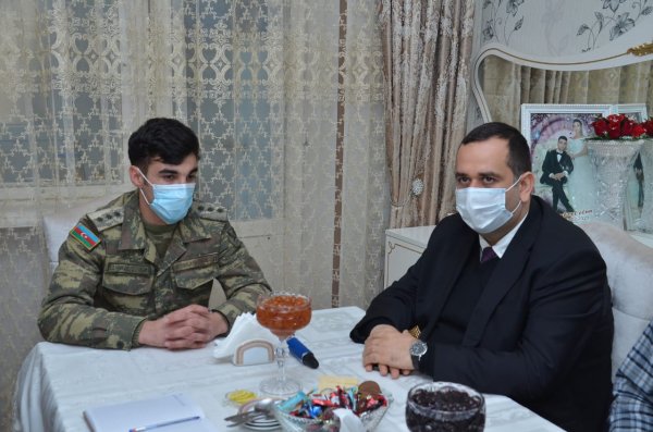 Sumqayıtda Vətən müharibəsinin qaziləri ilə görüşlər davam edir - FOTOLAR