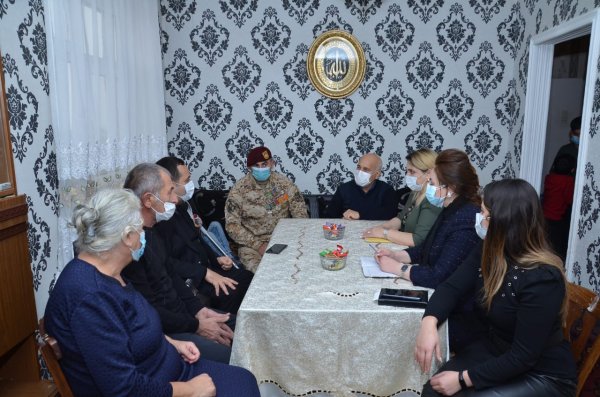 Sumqayıtda Vətən müharibəsinin qaziləri ilə görüşlər davam edir - FOTOLAR
