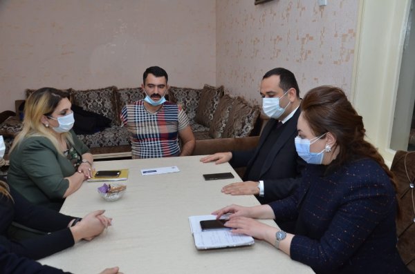 Sumqayıtda Vətən müharibəsinin qaziləri ilə görüşlər davam edir - FOTOLAR