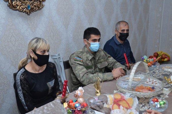 Sumqayıtda Vətən müharibəsinin qaziləri ilə görüşlər davam edir - FOTOLAR