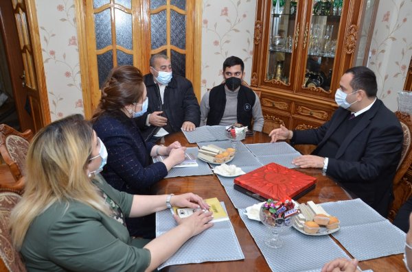 Sumqayıtda Vətən müharibəsinin qaziləri ilə görüşlər davam edir - FOTOLAR