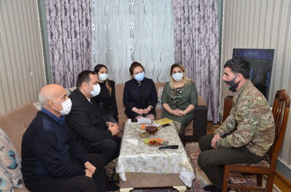 Sumqayıtda Vətən müharibəsinin qaziləri ilə görüşlər davam edir - FOTOLAR
