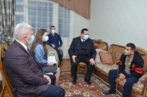 Sumqayıtda Vətən müharibəsinin qaziləri ilə görüşlər davam edir - FOTOLAR