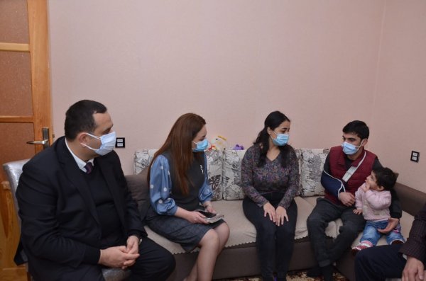 Sumqayıtda Vətən müharibəsinin qaziləri ilə görüşlər davam edir - FOTOLAR