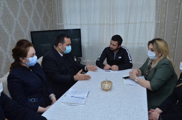 Sumqayıtda Vətən müharibəsinin qaziləri ilə görüşlər davam edir - FOTOLAR