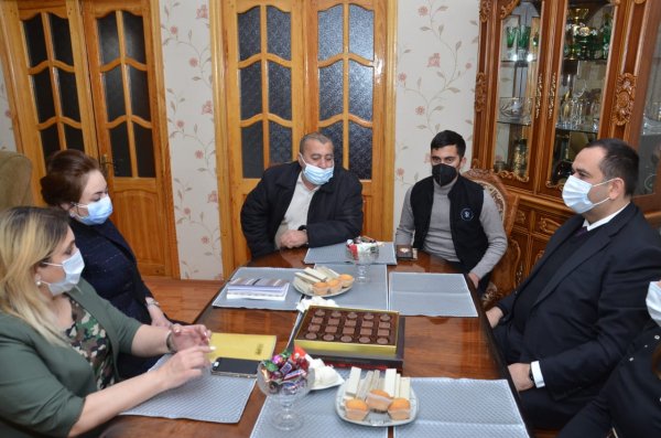Sumqayıtda Vətən müharibəsinin qaziləri ilə görüşlər davam edir - FOTOLAR