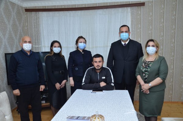 Sumqayıtda Vətən müharibəsinin qaziləri ilə görüşlər davam edir - FOTOLAR