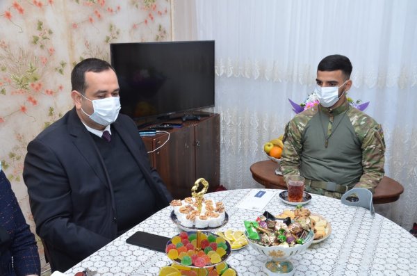 Sumqayıtda Vətən müharibəsinin qaziləri ilə görüşlər davam edir - FOTOLAR