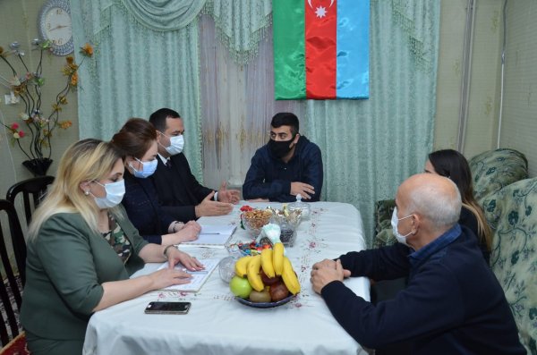 Sumqayıtda Vətən müharibəsinin qaziləri ilə görüşlər davam edir - FOTOLAR