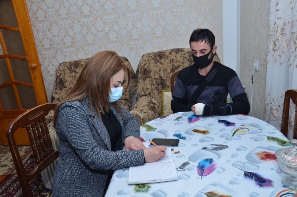 Sumqayıtda Vətən müharibəsinin qaziləri ilə görüşlər davam edir - FOTOLAR