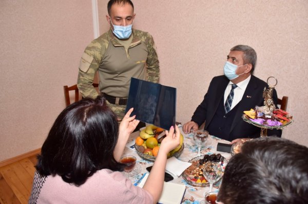 Sumqayıtda Vətən müharibəsinin qaziləri ilə görüşlər davam edir - FOTOLAR