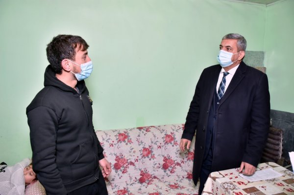 Sumqayıtda Vətən müharibəsinin qaziləri ilə görüşlər davam edir - FOTOLAR