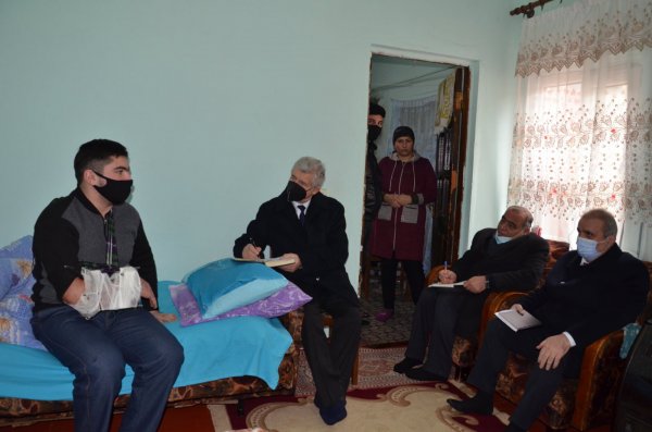 Sumqayıtda Vətən müharibəsinin qaziləri ilə görüşlər davam edir -FOTO