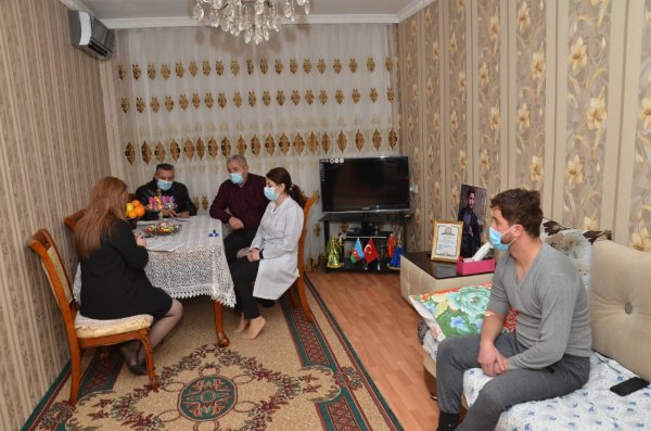 Sumqayıt şəhərində Vətən müharibəsinin qaziləri ilə görüşlər davam edir