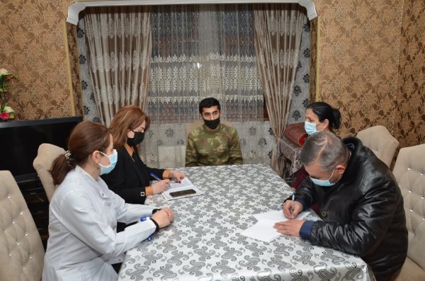 Sumqayıt şəhərində Vətən müharibəsinin qaziləri ilə görüşlər davam edir