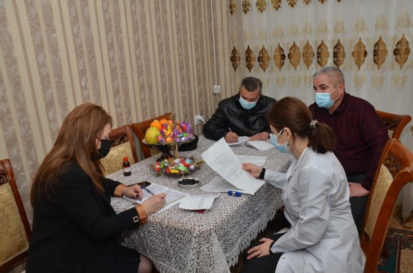Sumqayıt şəhərində Vətən müharibəsinin qaziləri ilə görüşlər davam edir