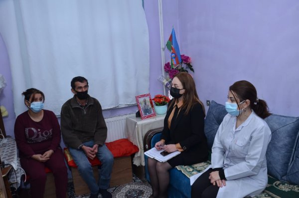 Sumqayıt şəhərində Vətən müharibəsinin qaziləri ilə görüşlər davam edir