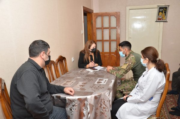 Sumqayıt şəhərində Vətən müharibəsinin qaziləri ilə görüşlər davam edir