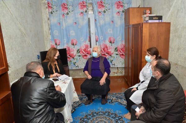Sumqayıt şəhərində Vətən müharibəsinin qaziləri ilə görüşlər davam edir