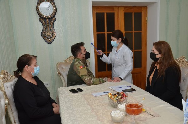 Sumqayıt şəhərində Vətən müharibəsinin qaziləri ilə görüşlər davam edir