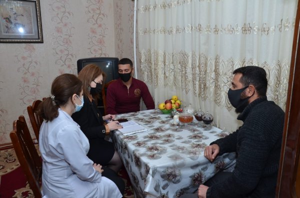 Sumqayıt şəhərində Vətən müharibəsinin qaziləri ilə görüşlər davam edir