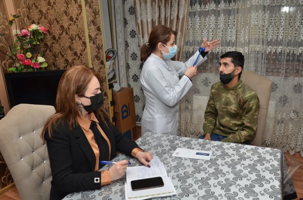 Sumqayıt şəhərində Vətən müharibəsinin qaziləri ilə görüşlər davam edir