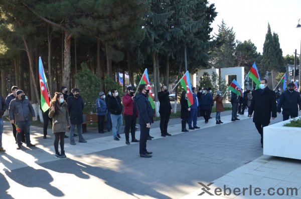 Şəhid baş leytenant Sumqayıtda dəfn olundu - FOTOLAR