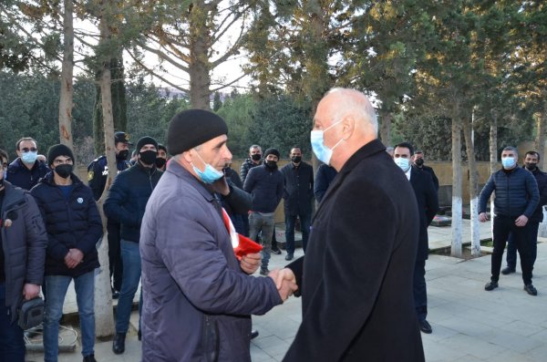 Sumqayıtda şəhid kapitan Anar Heydərov dəfn edilib - FOTO