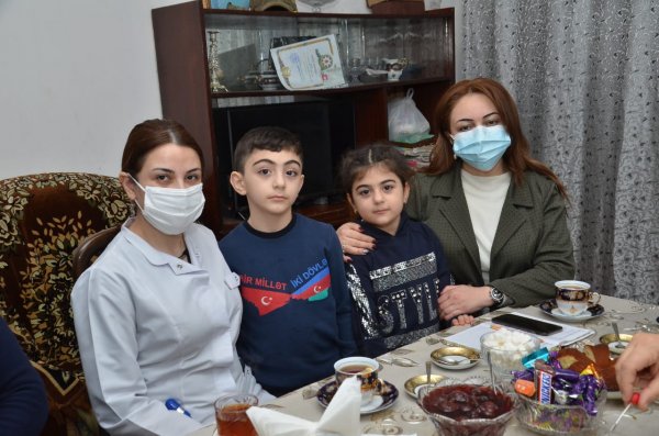 Sumqayıtda Vətən müharibəsinin qaziləri ilə görüşlər davam edir - FOTOLAR