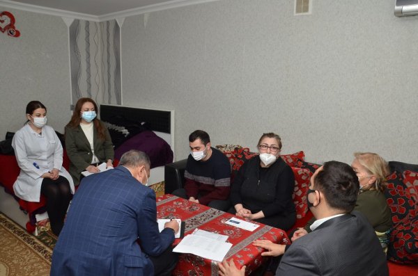 Sumqayıtda Vətən müharibəsinin qaziləri ilə görüşlər davam edir - FOTOLAR