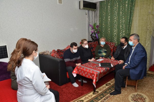 Sumqayıtda Vətən müharibəsinin qaziləri ilə görüşlər davam edir - FOTOLAR