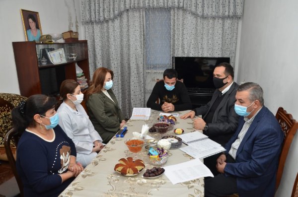 Sumqayıtda Vətən müharibəsinin qaziləri ilə görüşlər davam edir - FOTOLAR