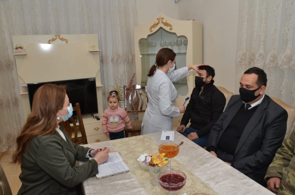 Sumqayıtda Vətən müharibəsinin qaziləri ilə görüşlər davam edir - FOTOLAR