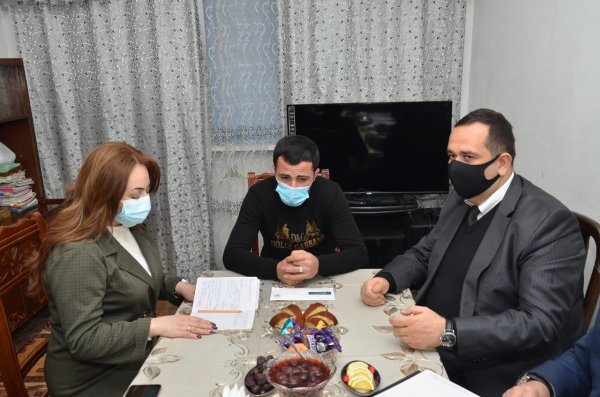 Sumqayıtda Vətən müharibəsinin qaziləri ilə görüşlər davam edir - FOTOLAR