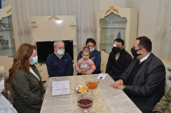 Sumqayıtda Vətən müharibəsinin qaziləri ilə görüşlər davam edir - FOTOLAR
