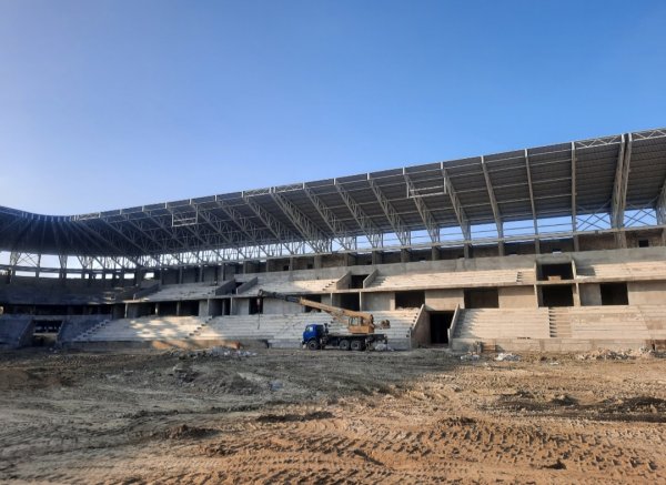Sumqayıt stadionunun tikintisi davam etdirilir – FOTOLAR Sumqayıt stadionunun tikintisi davam etdirilir – FOTOLAR