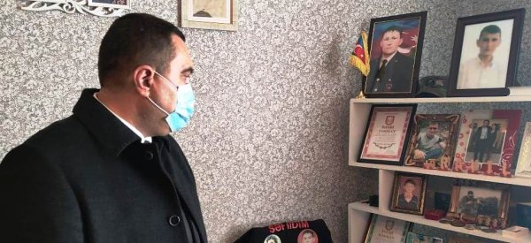 Deputat Müşfiq Məmmədli Xızıda şəhid və qazi ailələrini ziyarət edib - FOTOLAR