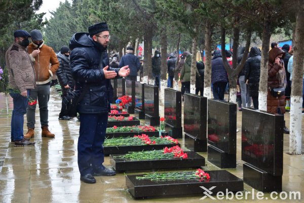 Sumqayıt Şəhidlər Xiyabanı bu gün... -FOTOLAR