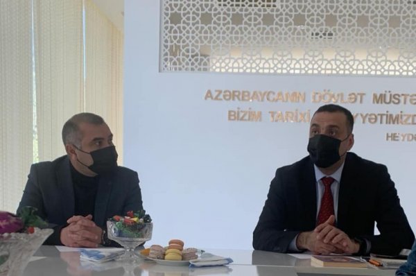 Rəşad Əliyev Sumqayıtda gənc qazilərlə görüşüb - FOTOLAR