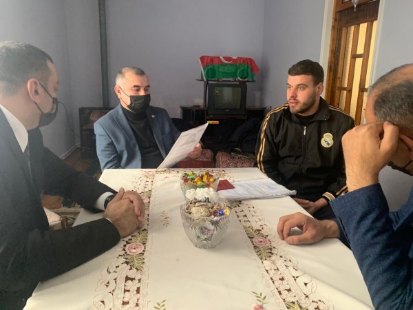 Sumqayıt Regional Mədəniyyət İdarəsi Qarabağ qazisinə dəstək oldu - FOTO