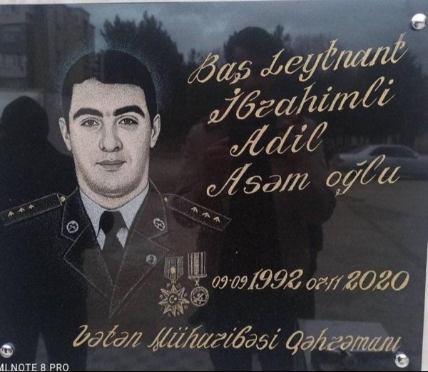 Sumqayıtda şəhidin xatirəsi əbədiləşdirilib - FOTO