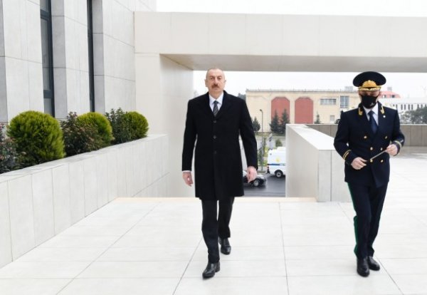 Prezident Baş Prokurorluğun yeni inzibati bina kompleksinin açılışında - FOTOLAR